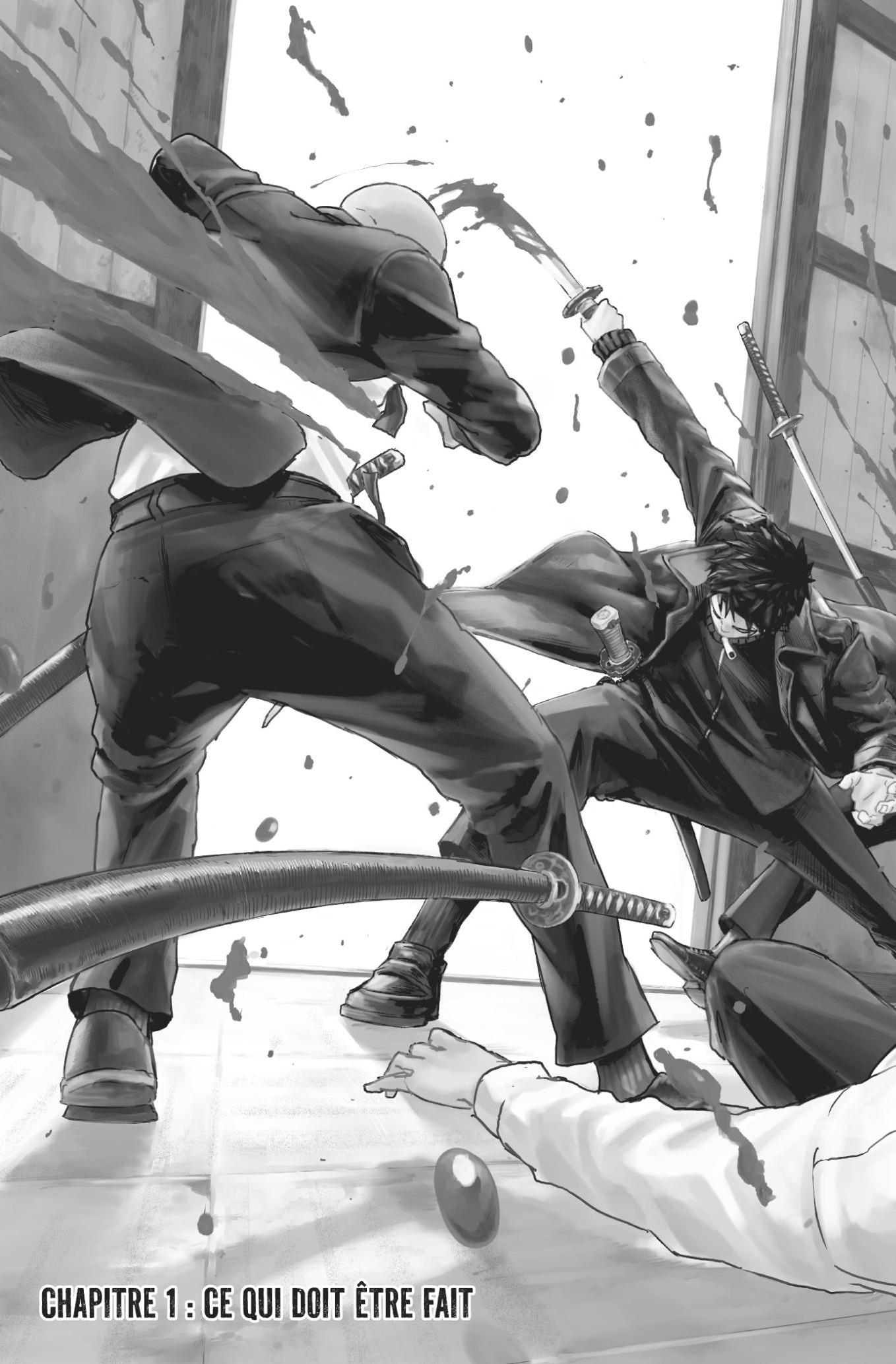 Planche d’action de l’extrait officiel Kana, page 10 du chapitre 1